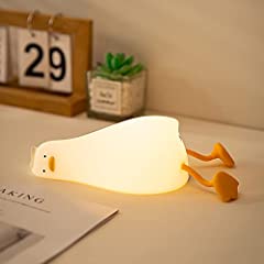 Benson Lying Flat Duck Night Light, LED Squishy Duck for sale  Delivered anywhere in USA 