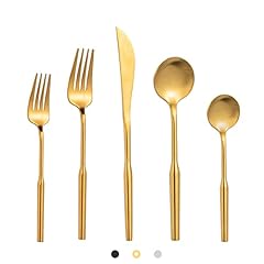 Matte silverware eating for sale  Delivered anywhere in USA 