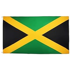 Flag bandiera giamaica usato  Spedito ovunque in Italia 