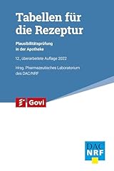 Tabellen rezeptur plausibilit� gebraucht kaufen  Wird an jeden Ort in Deutschland