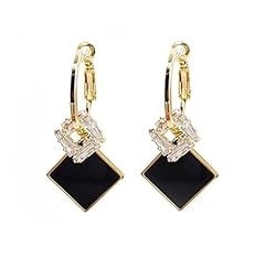 Black gold earrings for sale  Delivered anywhere in USA 