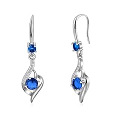 Heart sapphire drop for sale  Delivered anywhere in USA 