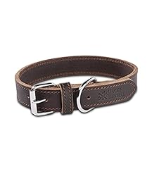 Leather dog collar for sale  Delivered anywhere in UK
