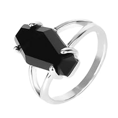 Coffin ring black for sale  Delivered anywhere in USA 