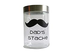 Stache mustache jar for sale  Delivered anywhere in USA 