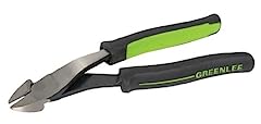 Tempo Greenlee 0251-08AM High Leverage Diagonal Cutting Pliers, Angled Molded Grip, 8-Inch for sale  Delivered anywhere in Canada