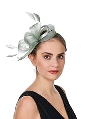 Sinamay flower feather for sale  Delivered anywhere in UK