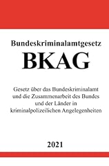 Bundeskriminalamtgesetz gesetz gebraucht kaufen  Wird an jeden Ort in Deutschland