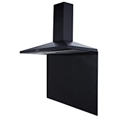 SIA 100cm Black Chimney Kitchen Cooker Hood Extractor for sale  Delivered anywhere in UK