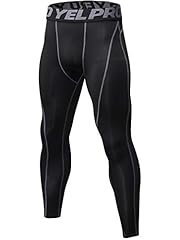 Yuerlian Men's Running Leggings, Cool Dry Gym Tights for sale  Delivered anywhere in UK