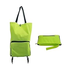 Trolley pieghevole verde usato  Spedito ovunque in Italia 