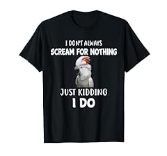 Cockatoo shirts scream for sale  Delivered anywhere in USA 