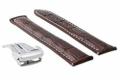 Ewatchparts 22mm leather for sale  Delivered anywhere in USA 