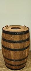 Whiskey barrel trash for sale  Delivered anywhere in USA 