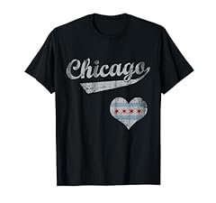 Chicago flag heart for sale  Delivered anywhere in USA 