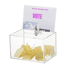 Acrylic donation box for sale  Delivered anywhere in Ireland