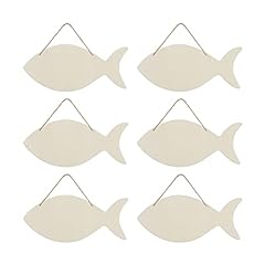 6pcs fish wood for sale  Delivered anywhere in USA 
