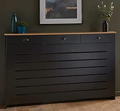 Radiator cover black for sale  Delivered anywhere in Ireland