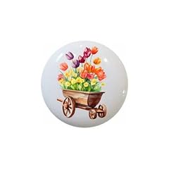 Watercolor floral wheelbarrows for sale  Delivered anywhere in USA 
