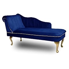 Velvet chaise longue for sale  Delivered anywhere in UK