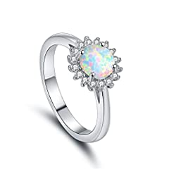 Modaworld Mothers Day Gifts Birthstone Rings for Women, used for sale  Delivered anywhere in Canada