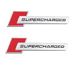 2pcs supercharged emblem for sale  Delivered anywhere in USA 