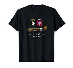 US Parachutistes 82e 101nd Airborne WW2 D Day T-Shirt d'occasion  Livré partout en France