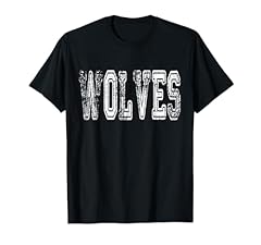 Wolves mascot distressed for sale  Delivered anywhere in USA 