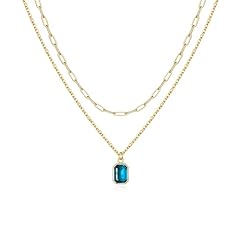 Vrsilver birthstone necklace for sale  Delivered anywhere in USA 