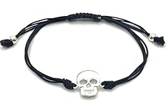 Bracciale teschio argento usato  Spedito ovunque in Italia 