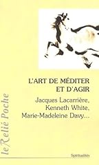 Art méditer agir d'occasion  Livré partout en France