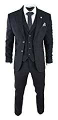 Mens black tweed for sale  Delivered anywhere in UK