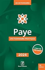 Paye dictionnaire pratique d'occasion  Livré partout en France