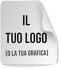 100 adesivi personalizzabili usato  Spedito ovunque in Italia 
