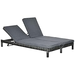 Utsunny polyrattan doppelliege gebraucht kaufen  Wird an jeden Ort in Deutschland
