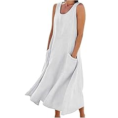 Vestito lino donna usato  Spedito ovunque in Italia 