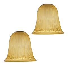 Pair etched amber for sale  Delivered anywhere in UK