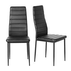 Dining chairs leather for sale  Delivered anywhere in USA 