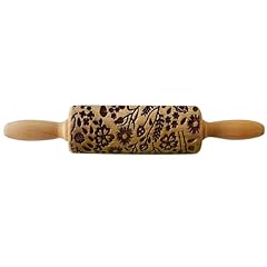 Embossed rolling pin for sale  Delivered anywhere in UK