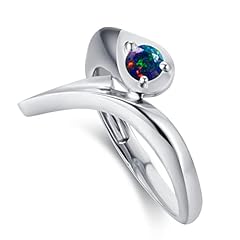 Black opal engagement for sale  Delivered anywhere in UK
