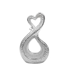 Pearlscent silver heart for sale  Delivered anywhere in UK