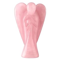 Rose quartz angel for sale  Delivered anywhere in USA 