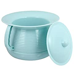 Toyvian Portable Toilets Chamber Pot Women Urine Bowl Spittoons with Lids and Handle for Kids Children Pregnant Adults Woman, used for sale  Delivered anywhere in Canada