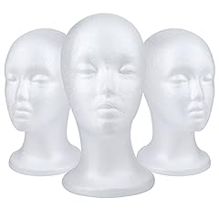 11" 3 Pcs Styrofoam Head - Wig Stand​ Manikin Head for sale  Delivered anywhere in USA 