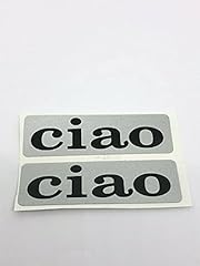 Coppia adesivi scritte usato  Spedito ovunque in Italia 