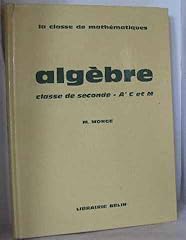 Algèbre d'occasion  Livré partout en France
