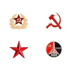 4pcs communist enamel for sale  Delivered anywhere in USA 