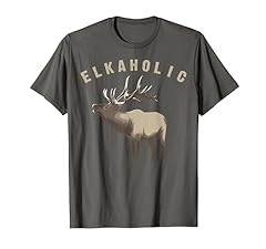 Elkaholic shirt cute for sale  Delivered anywhere in USA 
