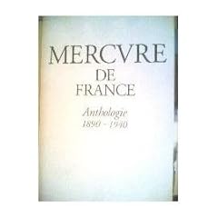 Mercure anthologie 1890 d'occasion  Livré partout en France