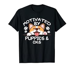 Maglietta motivated puppies usato  Spedito ovunque in Italia 